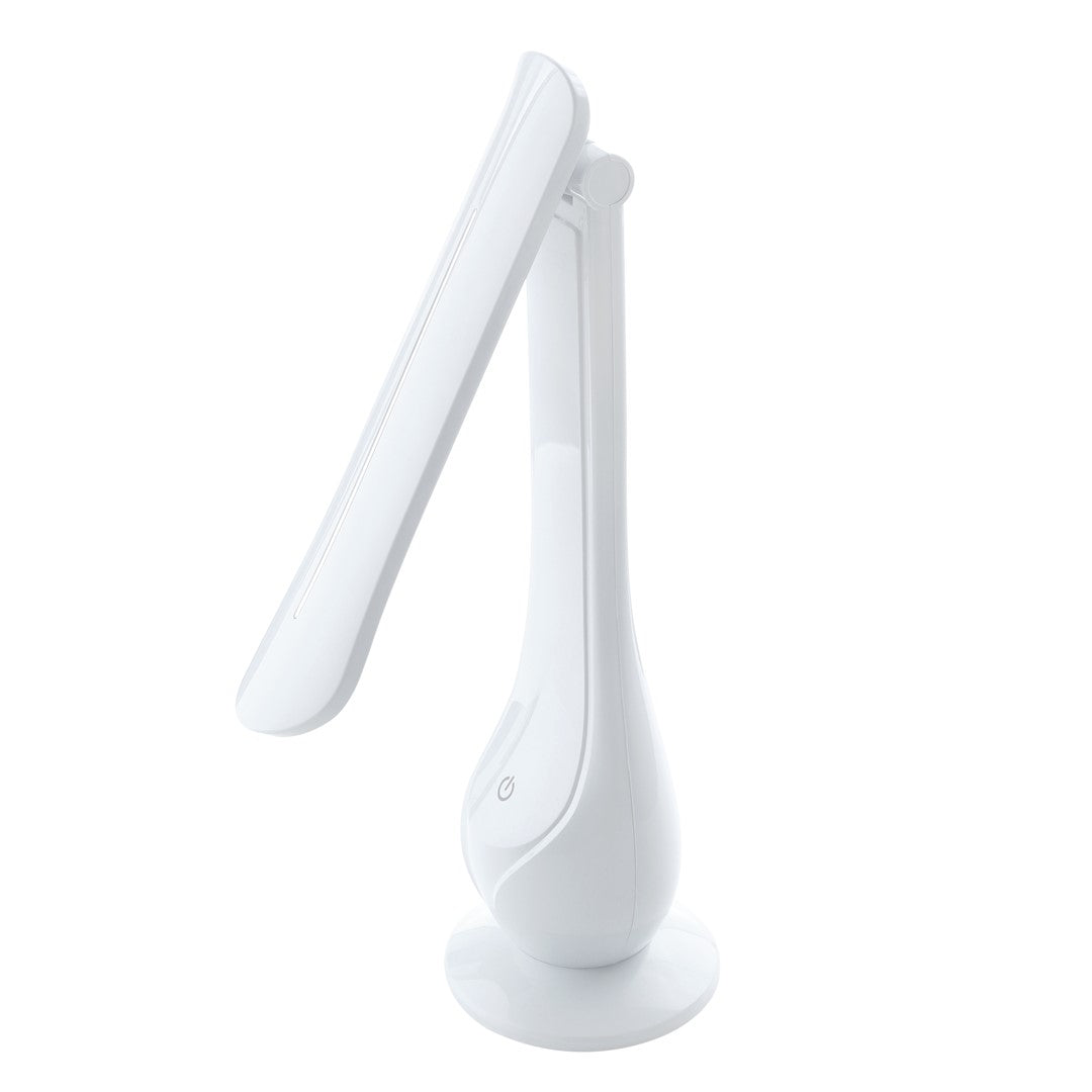 Lilly LED Table Lamp In White Adjustable And Dimmable
