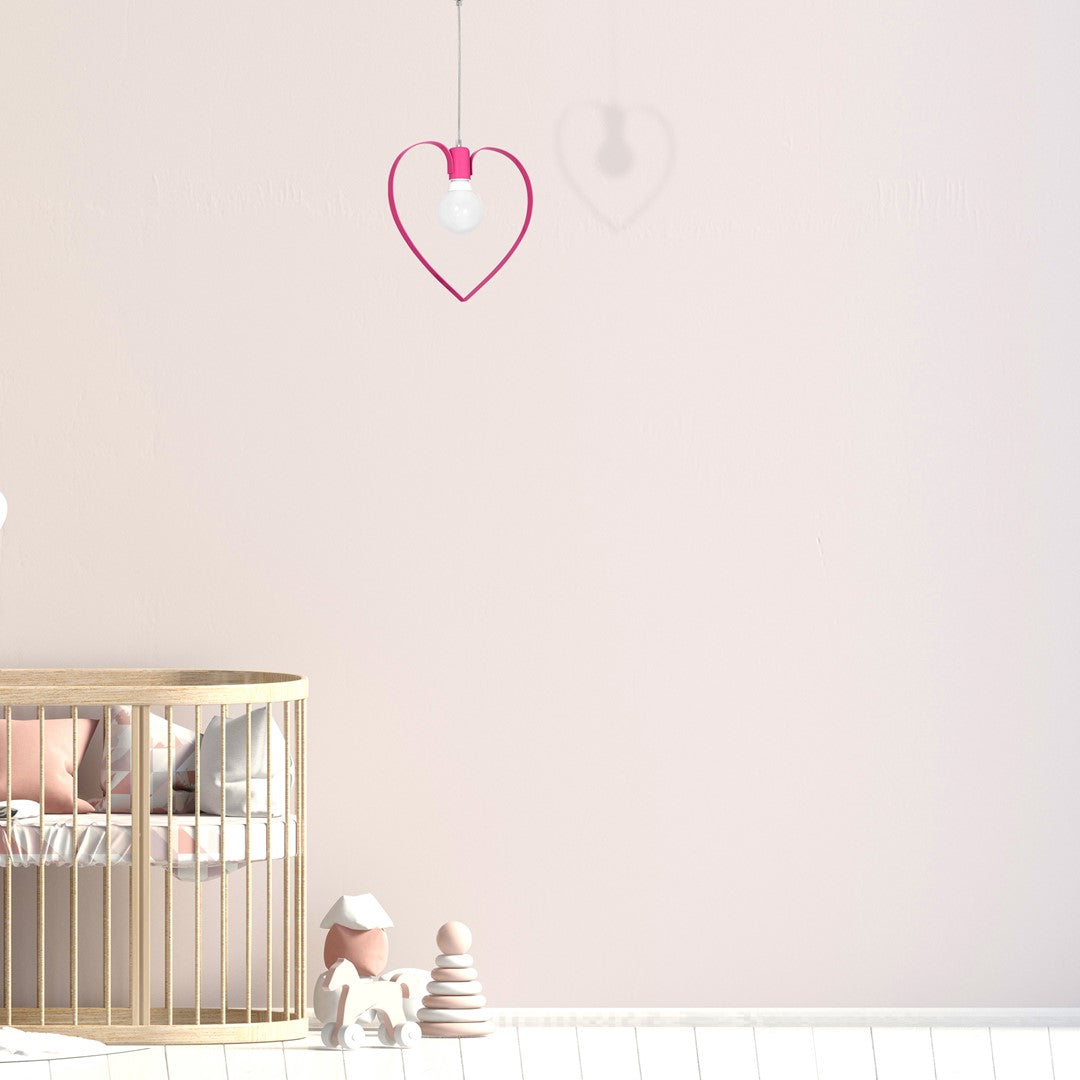 Amore Hand Made Pendant Lamp Heart Shape