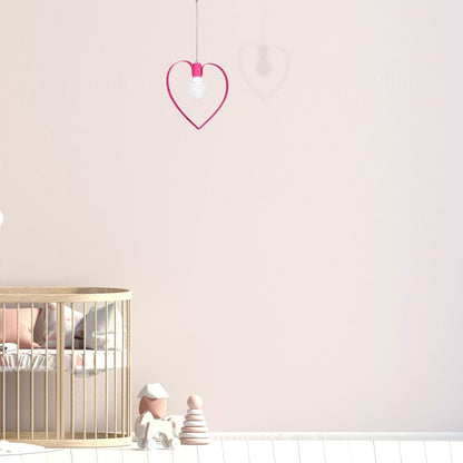 Amore Hand Made Pendant Lamp Heart Shape