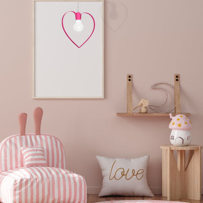 Amore Hand Made Pendant Lamp Heart Shape