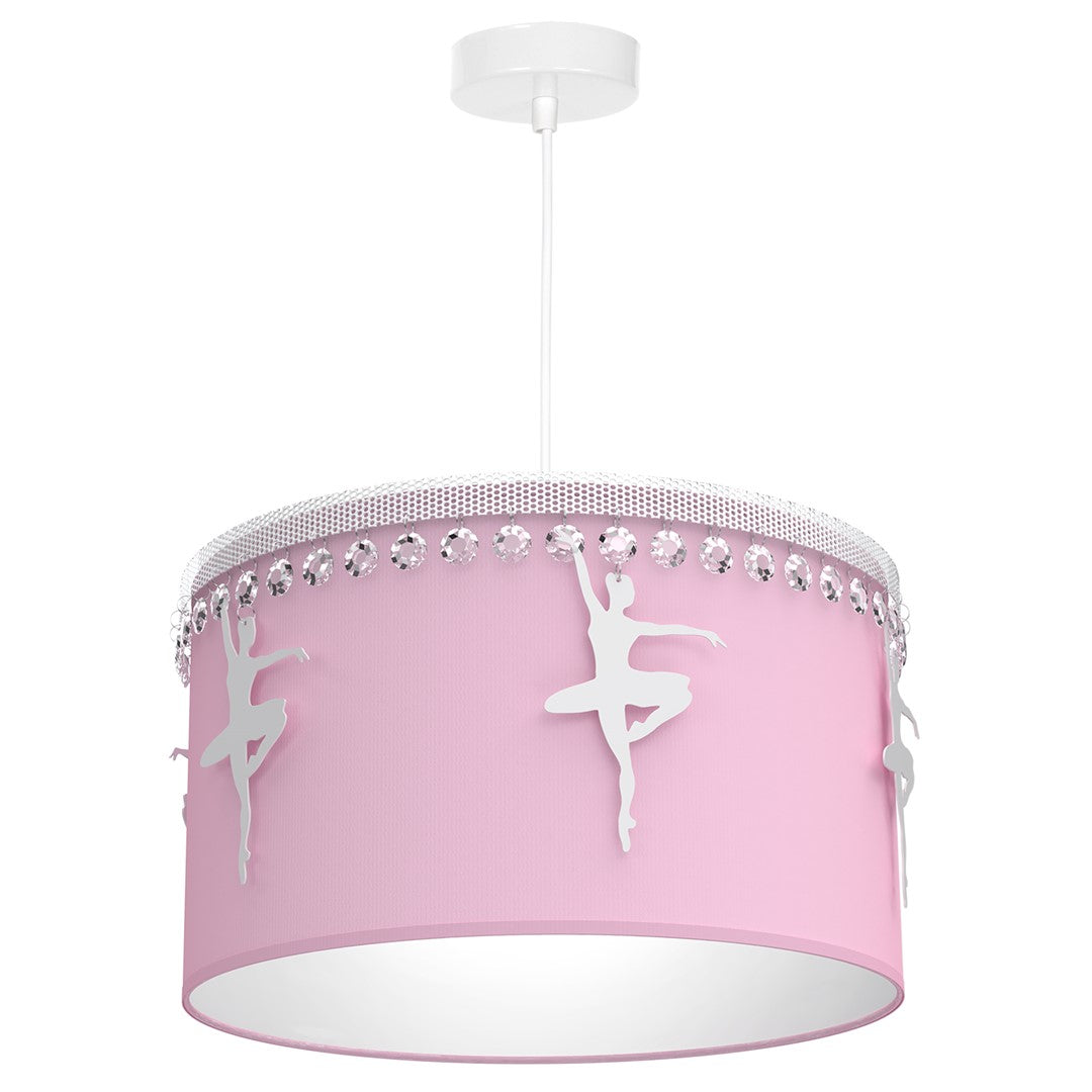 Baletnica Pendant Lamp Hand Made Soft Fabric And Ballerinas