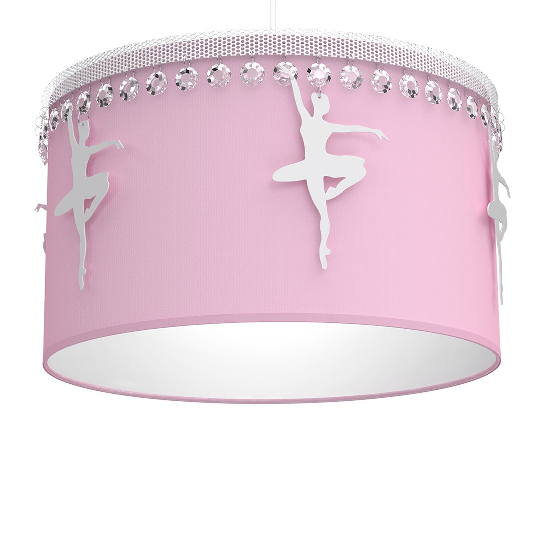 Baletnica Pendant Lamp Hand Made Soft Fabric And Ballerinas