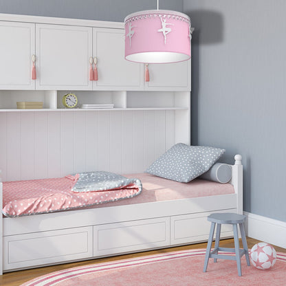 Baletnica Pendant Lamp Hand Made Soft Fabric And Ballerinas