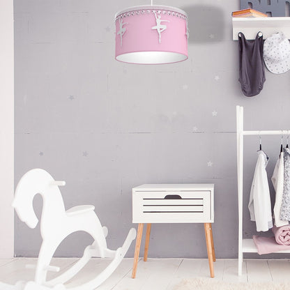 Baletnica Pendant Lamp Hand Made Soft Fabric And Ballerinas
