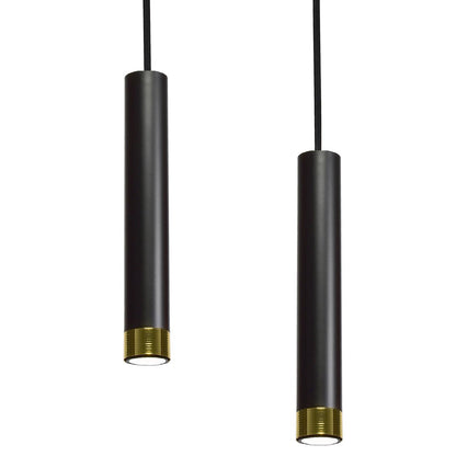 Dani Pendant Lamp Hand Made Black And Gold