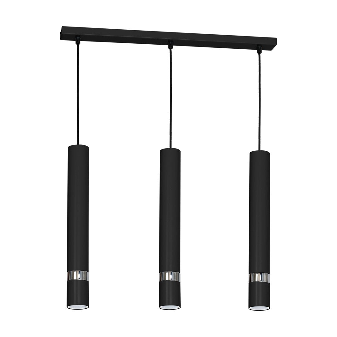 Joker Hand Made Designer Pendant Light Matt Black And Chrome