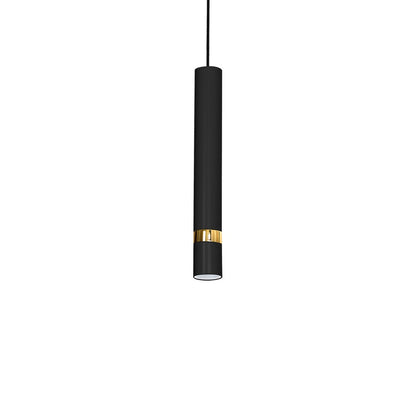 Joker Hand Made Pendant Lamp Matt Black With Gold Detail