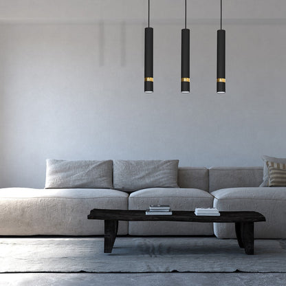Joker Hand Made Matt Black Triple Pendant Light