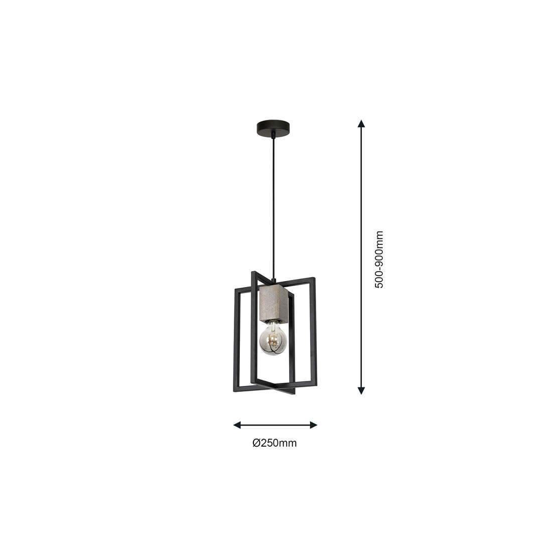 Ralph Hand Made Pendant Rugged Industrial Look