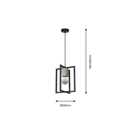 Ralph Hand Made Pendant Rugged Industrial Look