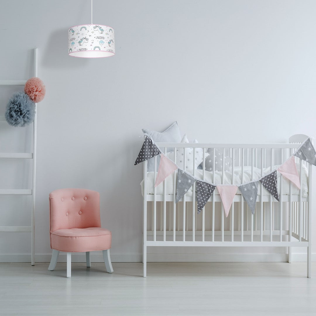 Unicorn Pendant Lamp 30cm Nursery Or Bedroom