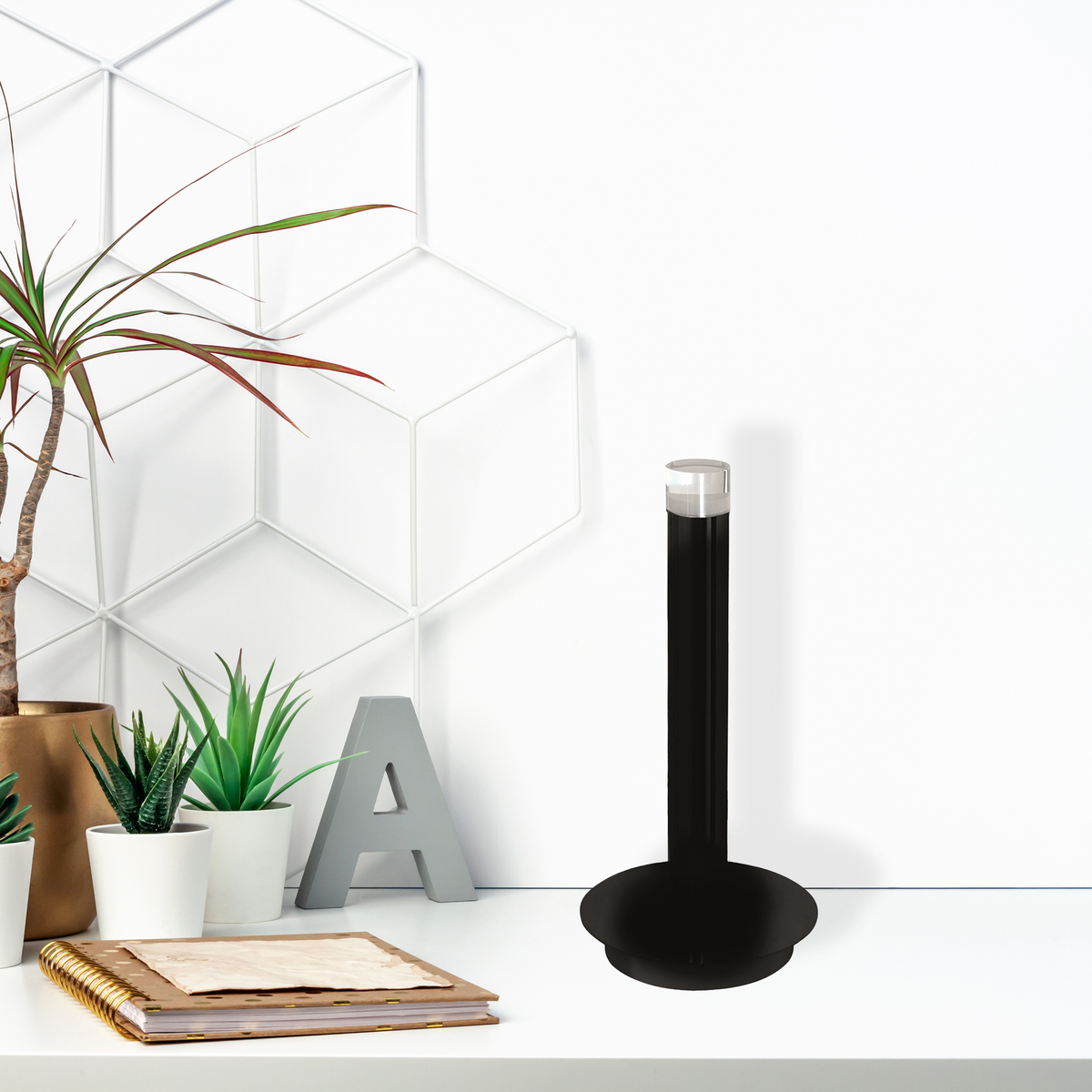 Table Lamp Carbon 5W Led Black