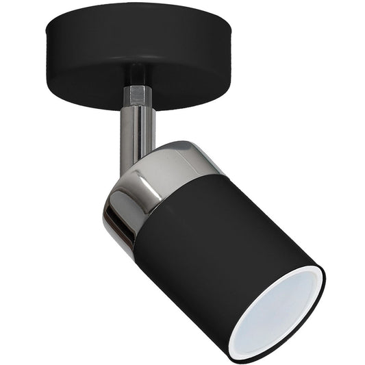 Joker Hand Made Designer Spot Light Matt Black And Chrome