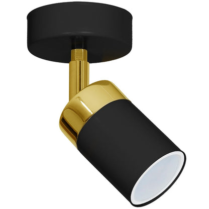 Joker Hand Made Designer Spot Light Matt Black And Gold