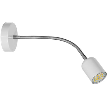 Maxi Wall Lamp Hand Made Scandi Style Matt White