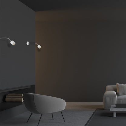 Maxi Wall Lamp Hand Made Scandi Style Matt White