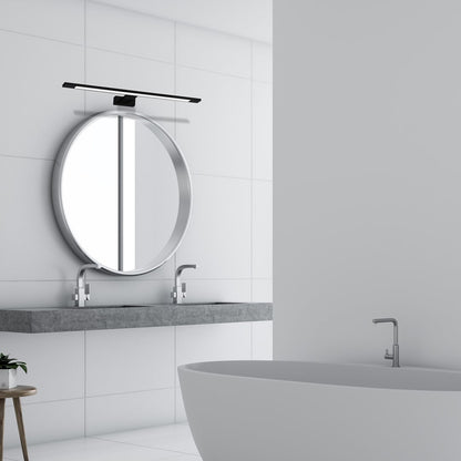 Shine LED Wall Lamp Matt Black IP44 Bathroom