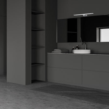Shine LED Wall Lamp Polished Chrome IP44 Bathroom
