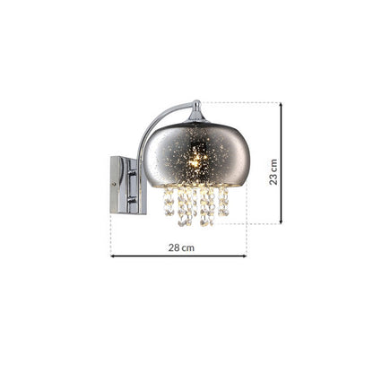 Starlight Pendant Lamp Stunning Chrome Glass And Crystals