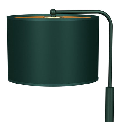 Verde Table Lamp Hand Made Scandi Style Rich Green Fabric