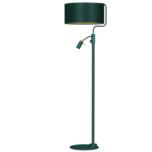 Verde Hand Made Designer Floor Lamp Rich Green Finish