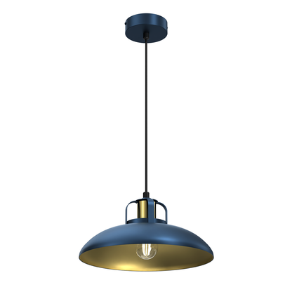 Felix Pendant Lamp Hand Made Blue And Gold