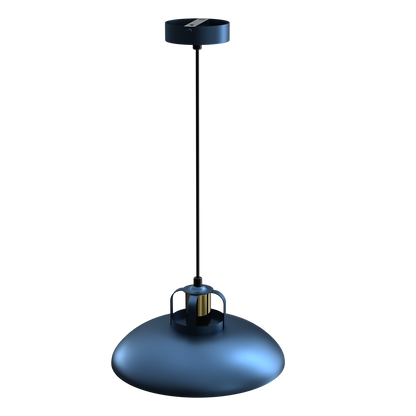 Felix Pendant Lamp Hand Made Blue And Gold