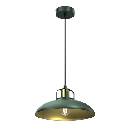 Felix Pendant Lamp Hand Made Green And Gold