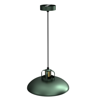 Felix Pendant Lamp Hand Made Green And Gold