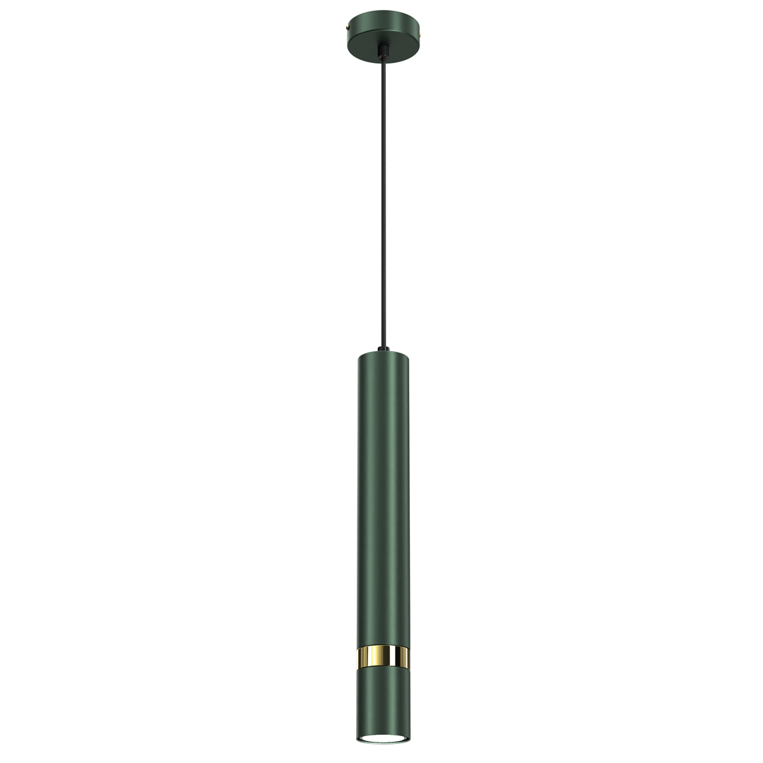 Joker Hand Made Pendant Lamp Green With Gold Detail