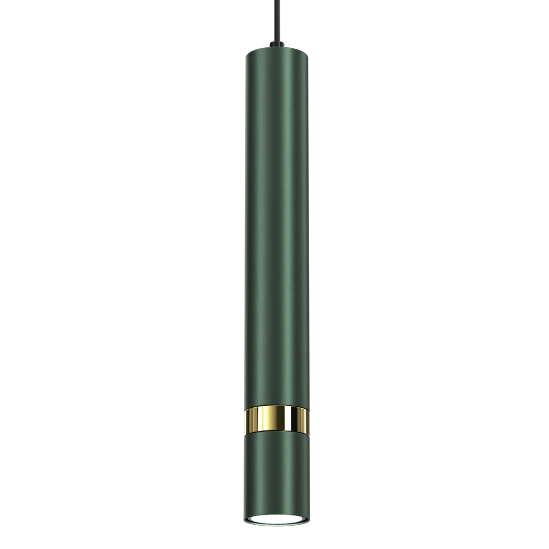 Joker Hand Made Pendant Lamp Green With Gold Detail