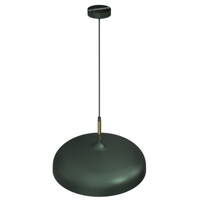 Lincoln Green Pendant Lamp 45 cm Hand Made Scandi Style Gold Interior