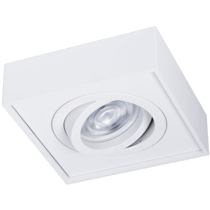 Nusa Square Ceiling Light Matt White Great Spotlight Upgrade