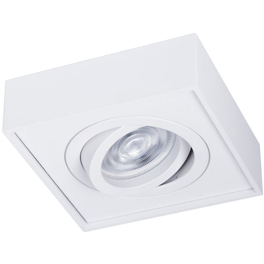 Nusa Square Ceiling Light Matt White Great Spotlight Upgrade