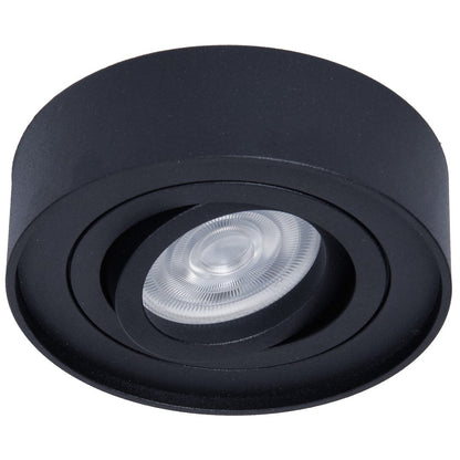 Nusa Round Ceiling Light Matt Black Great Spotlight Upgrade