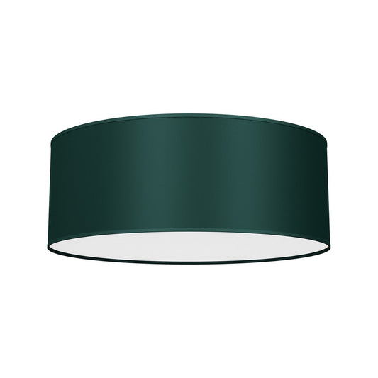 Verde Ceiling Lamp 40cm Hand Made Scandi Style Rich Green Fabric