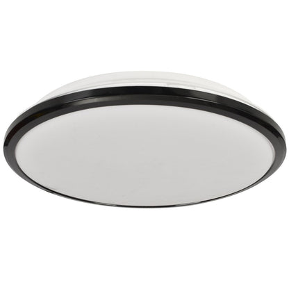 Terma LED Ceiling Lamp Black Stylish Robust Indoor Outdoor Bathroom