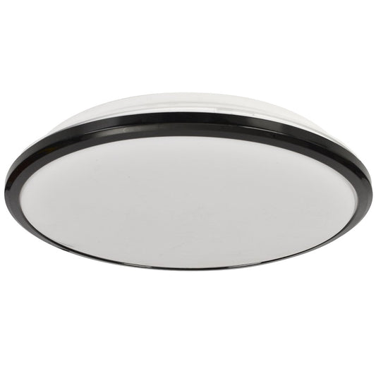 Terma LED Ceiling Lamp Black Stylish Robust Indoor Outdoor Bathroom