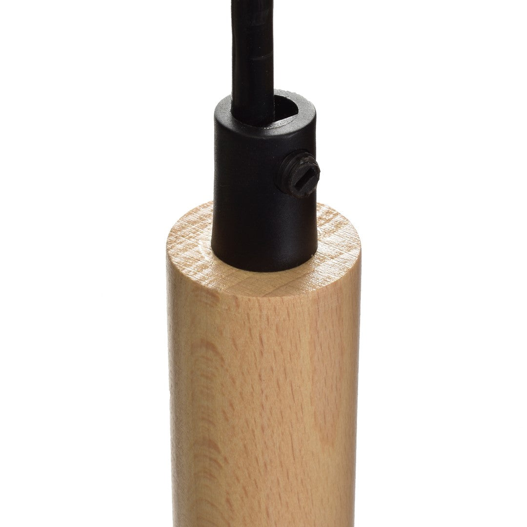 Taylor Pendant Lamp Hand Made Scandi Style Natural Wood Detail