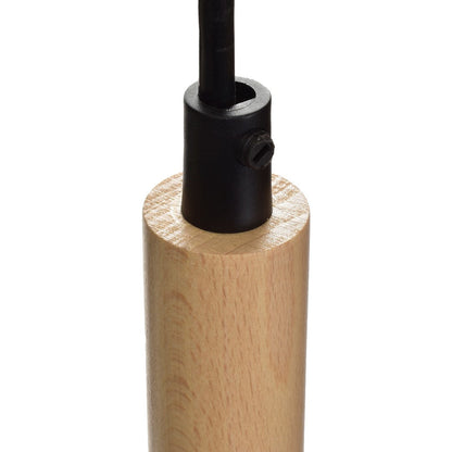 Taylor Pendant Lamp Hand Made Scandi Style Natural Wood Detail