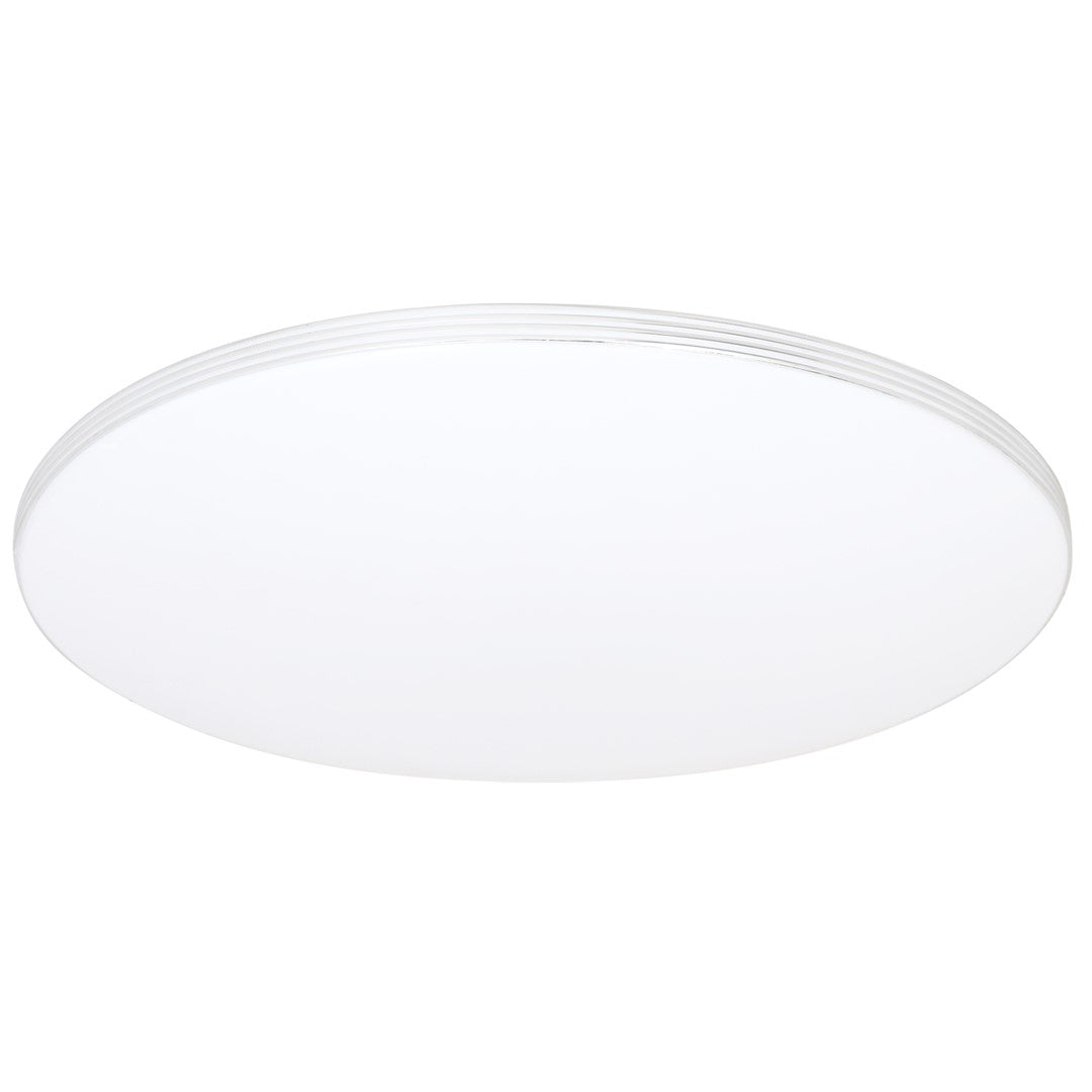 Siena LED Ceiling Lamp 55cm Chrome And White With Remote