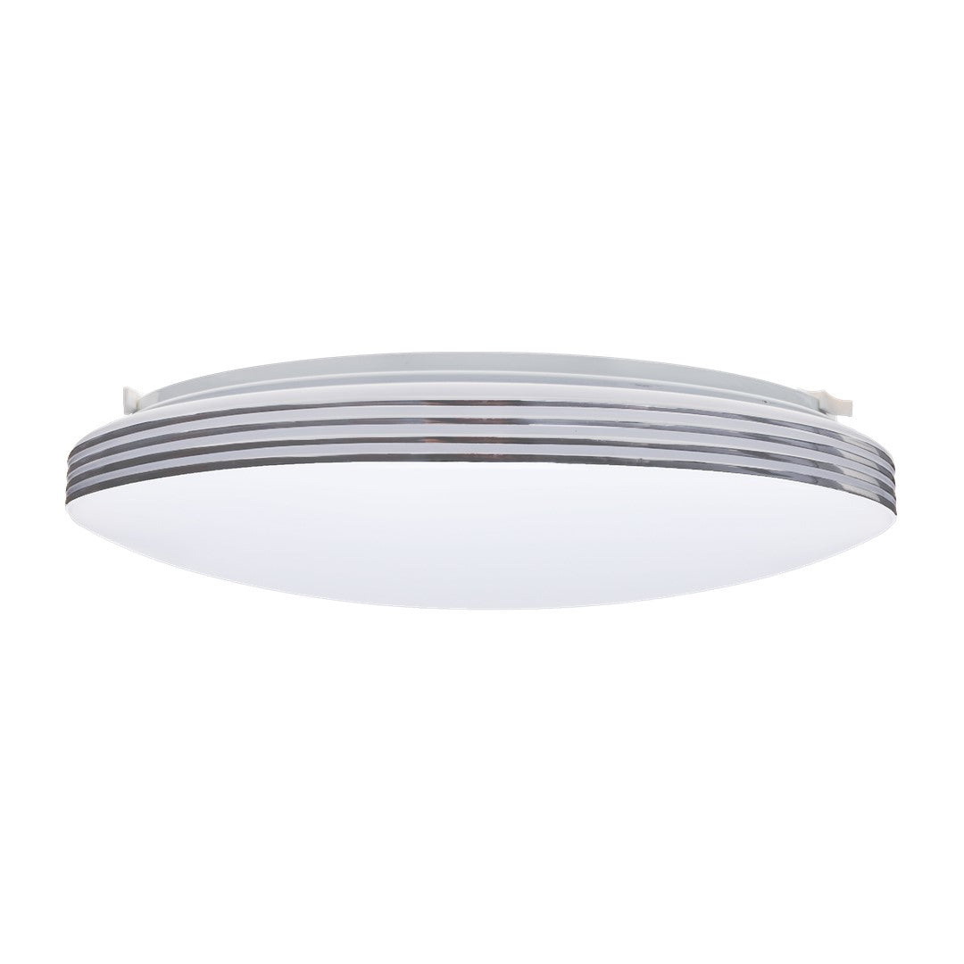 Siena LED Ceiling Lamp 35cm Chrome And White With Remote