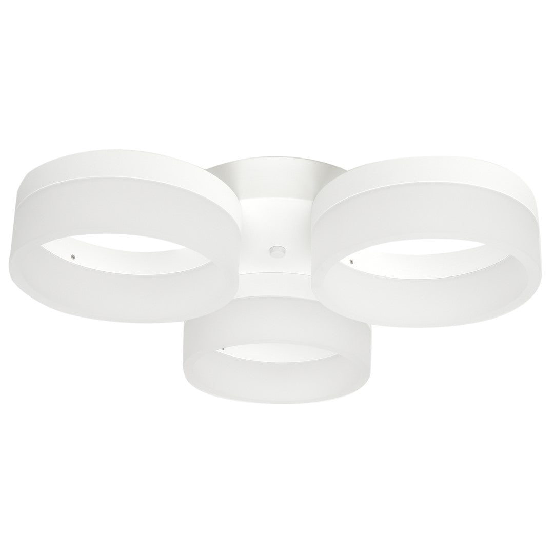 Ring LED Pendant Lamp Circular White With Built In Light Source