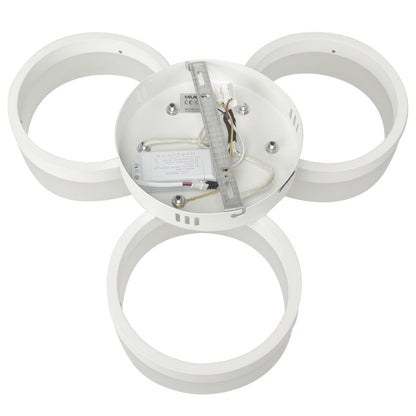 Ring LED Pendant Lamp Circular White With Built In Light Source