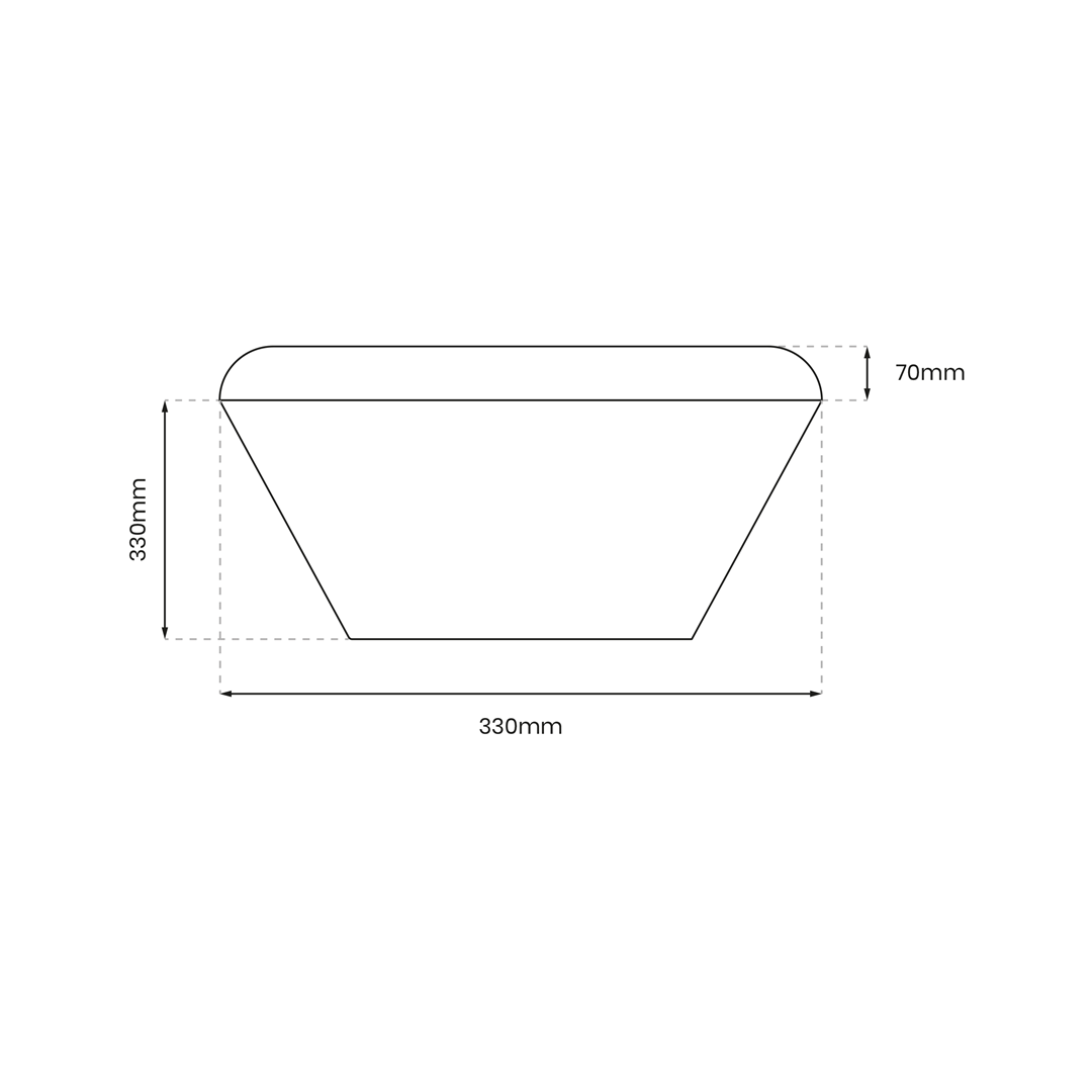 Nemo LED Auto Ceiling Lamp 33cm Robust For Indoor Outdoor Bathroom PIR