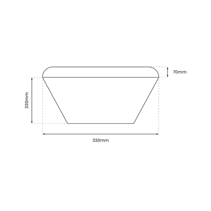 Nemo LED Auto Ceiling Lamp 33cm Robust For Indoor Outdoor Bathroom PIR