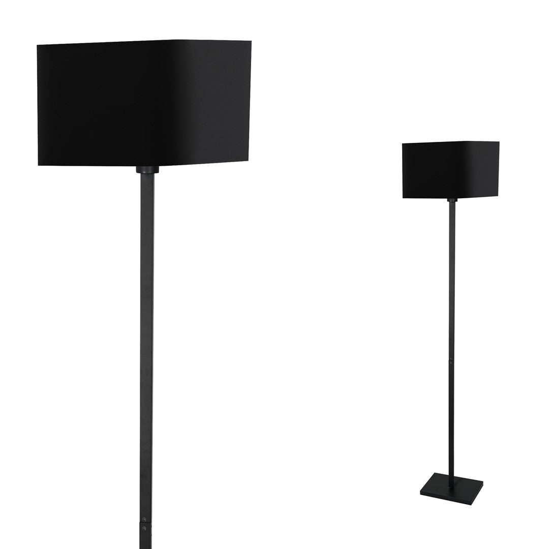 Napoli Floor Lamp Hand Made Matt Black And Gold