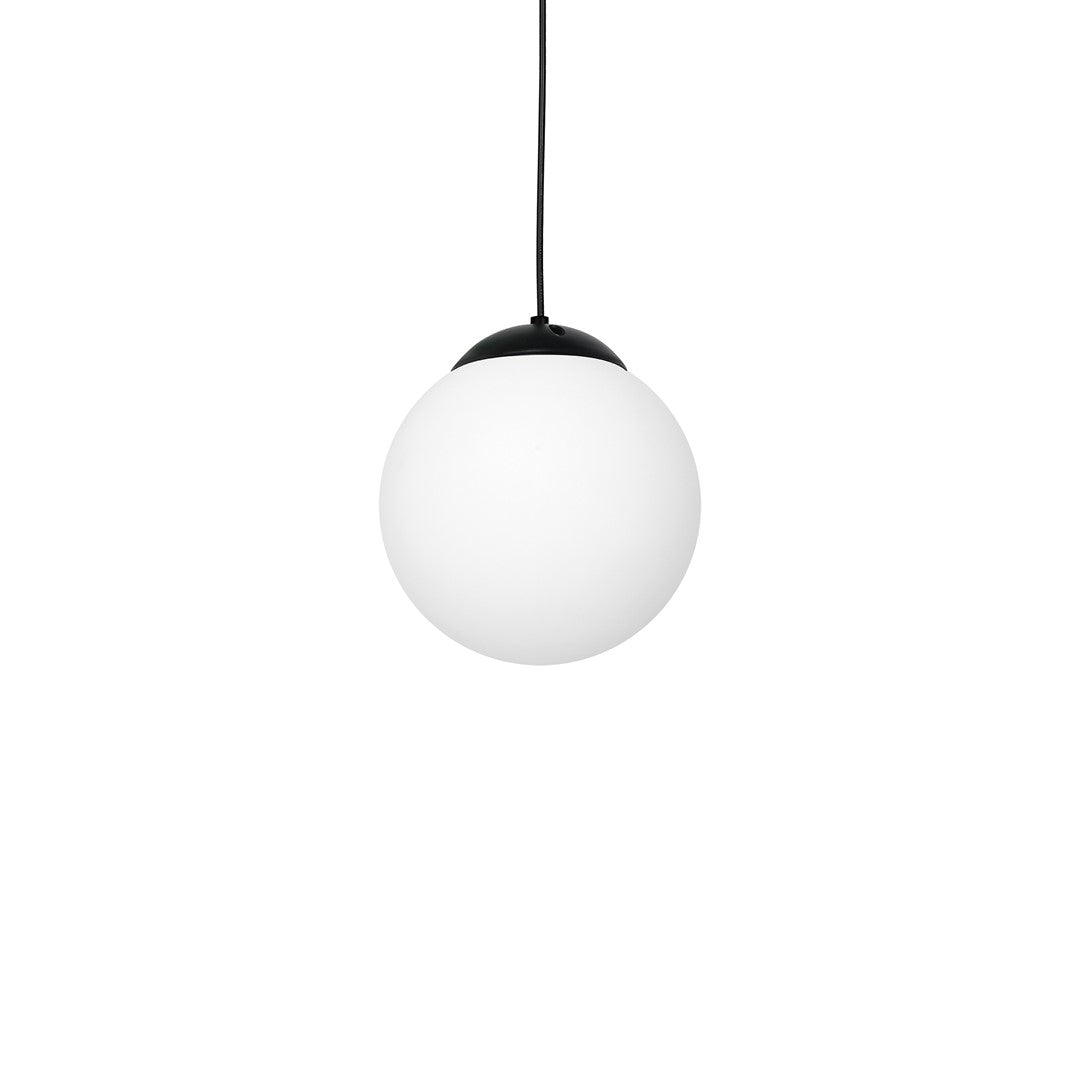 Lima Hand Made Designer Pendant Lamp Matt Black And Cool White