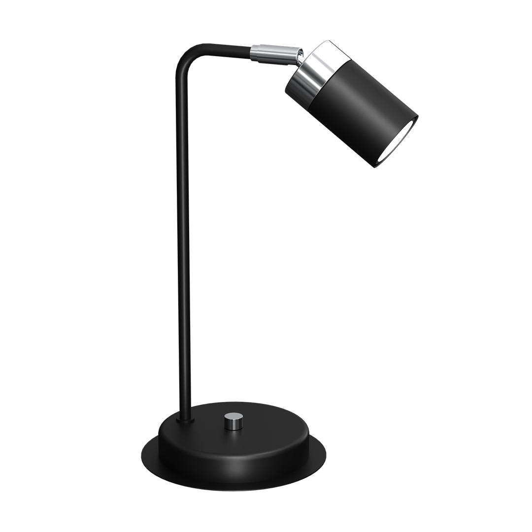 Joker Ceiling lamp Hand Made Matt Black With Chrome Detail