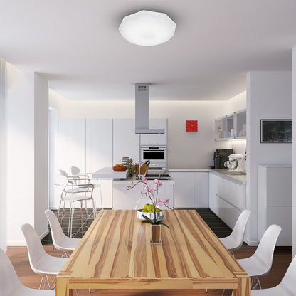 Hex Ceiling Lamp 50cm Great Value LED Light Source Included